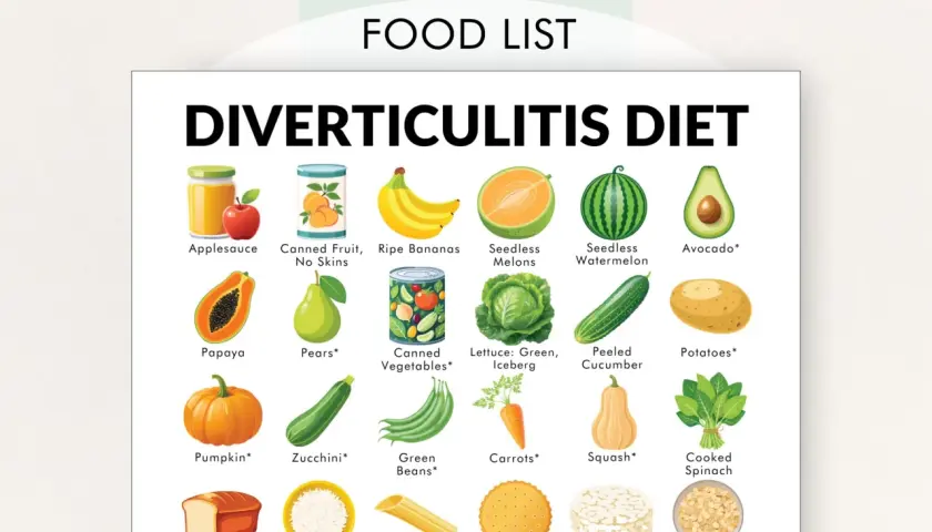 Dieta przy uchyłkach jelita: Co jeść w remisji i zapaleniu?
