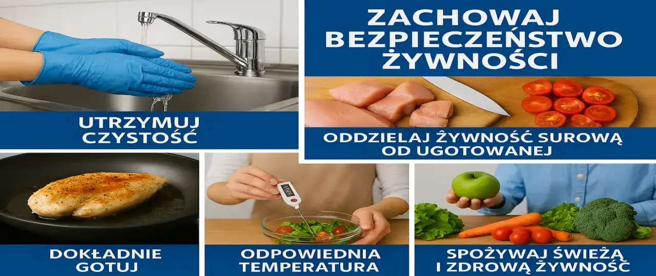 Czysta kuchnia i higiena rąk