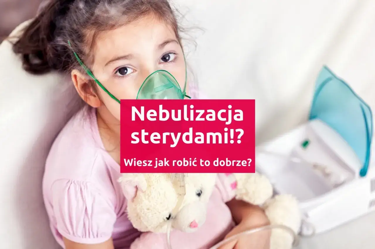 Dziecko z nebulizatorem, rodzic