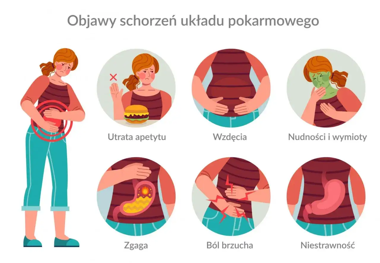 Typowe objawy chorób jelit