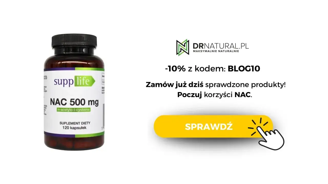 NAC mechanizm działania glutation antyoksydant
